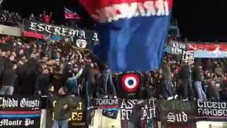 ULTRAS CATANIA  Curva Sud 🔴🔵 Coro  Siamo La Sud Vogliamo Vincere [upl. by Akimyt]