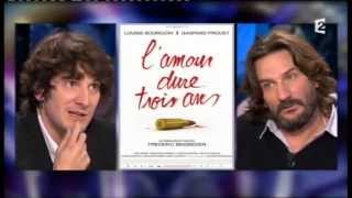 Frédéric Beigbeder et Gaspard Proust  On n’est pas couché 14 janvier 2012 ONPC [upl. by Ellerrehs]