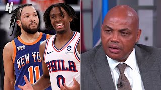 Inside the NBA reacts to 76ers vs Knicks Game 5 Highlights [upl. by Letsirc]