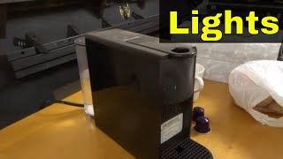 Nespresso Essenza Mini Blinking LightsWhat Do They MeanEasy Fixes [upl. by Dianuj120]