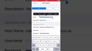 How to setup your SmarterMail email account on your iPhone [upl. by Adnwahsar]