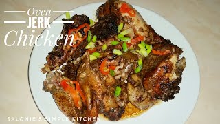 Oven Jerk Chicken  Jamaican Jerk Chicken [upl. by Verbenia828]