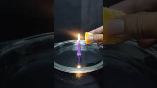 Candle and Orange Peel Experiment 🔥🍊 experiment [upl. by Yazbak]