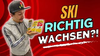 Perfekte Gleiteigenschaften Ski wachsen mit und ohne Bügeln – Tipps und Tricks [upl. by Anak]