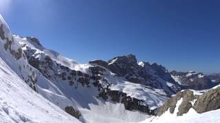 Freeride Mt Titlis Engelberg  Part 1  Stand nach Trübsee [upl. by Llednov688]