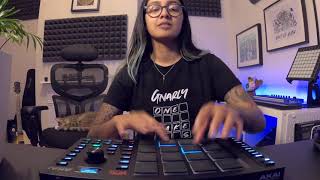 BRAND NEW AKAI MPC Studio  Live Finger Drumming  Gnarly [upl. by Bertilla]