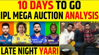 🔴LATE NIGHT YAARI ALL IPL TEAMS AUCTION ANALYSIS amp DYNAMICS PRIME TARGET PLAYERS [upl. by Burra314]