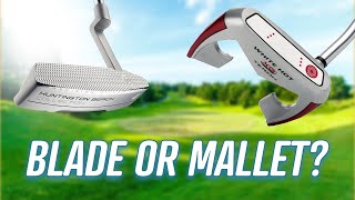 WHAT TYPE OF PUTTER IS BEST Blades vs Mallets for mid handicapper [upl. by Attesor]