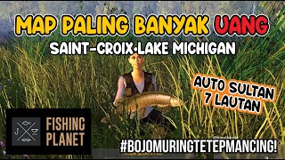 FARMING UANG PALING CEPAT DISINI SAINTCROIX LAKE  FISHING PLANET INDONESIA [upl. by Shoemaker]