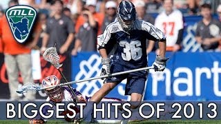 Major League Lacrosse Biggest Hits of 2013 [upl. by Touber]