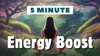 5 Minute Morning Energy Boost Meditation  Ignite Your Energy for the Day Aheadquot [upl. by Airednaxela577]