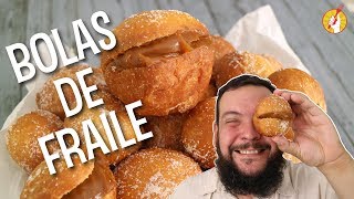 Cómo Hacer BOLAS DE FRAILE rellenas  Receta de BERLINESAS CASERAS  Tenedor Libre [upl. by Adnerak144]