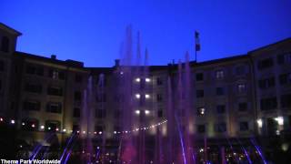 Hotel Colosseo Fountain Show  Europa Park [upl. by Notanhoj]