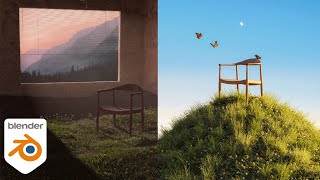 Create a Grass Environment in Blender [upl. by Still]