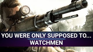 Road to 100 Sniper Elite V2  You were only supposed to  Watchmen  Achievements Walkthrough [upl. by Merola]