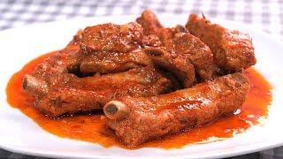 COSTILLAS DE CERDO EN ADOBO [upl. by Doralin]