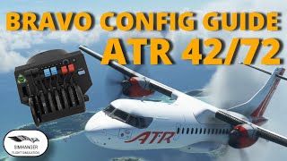 ATR 42 amp 72 Config Guide  Honeycomb Bravo TQ  Plus how to calibrate throttle in cockpit [upl. by Enimasaj]