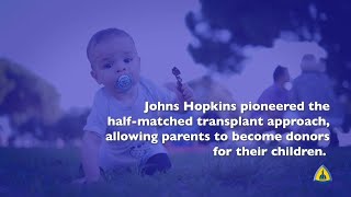 Johns Hopkins Brings Innovative Blood Stem Cell Transplant Treatments to Patients [upl. by Gaby633]