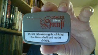 Dry Snuff  Gawith quotSilverquot cola [upl. by Kelci]