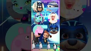 Sheriff Labrador Lightning McQueen Gummy Bear Vlad And Niki Peppa Pig Paw Patrol Tiles Hop [upl. by Palua]