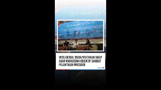 Intelektual Muda nyatakan sikap agar mahasiswa objektif sambut Pelantikan Presiden [upl. by Anawal]