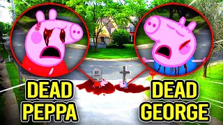 I FOUND PEPPA PIG amp GEORGE IN REAL LIFE ON CAMERA [upl. by Vevina730]