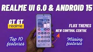 REALME GT 6T UI 60 TOP 10 FEATURES  AI FEATURES MISSING 😵‍💫 [upl. by Arualana]