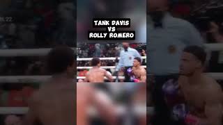 Davis VS Rolly Romero boxing short [upl. by Nylirad]