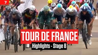 Tour de France 2024 Stage 8 Highlights [upl. by Arnoldo]