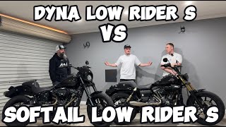 Dyna TC low rider s VS Softail M8 low rider s with harley master technician ￼ [upl. by Hayley]