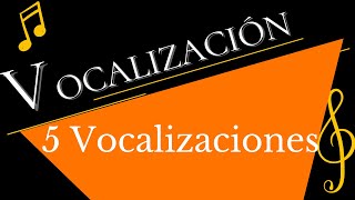 5 Ejercicios de Vocalización [upl. by Ayouqat]