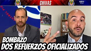 ¡OFERTA ACEPTADA ¡DOS REFUERZOS BOMBA QUE LLEGARÁN LA PRÓXIMA SEMANA CHIVAS HOY NOTICIAS [upl. by Asena201]