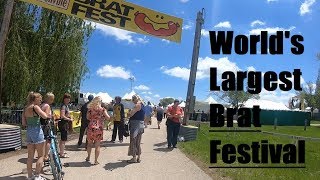 The Worlds Largest Brat Festival amp Its History [upl. by Siednarb686]