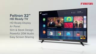 Feltron 32 Inches Smart LED TV  Building New India By Making In India  Desh Se Juda Desh Ka Brand [upl. by Enneirdna]