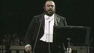 Luciano Pavarotti 1987 la mia canzone al vento Madison Square Garden New York [upl. by Sharai]