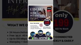 Etisalat wifi UAE wificonnection publicwifi wirelessnetworking wifiaccess [upl. by Weinman]