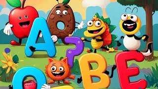 A for apple 🍏  B for ball 🏀 l phonics sounds of alphabets l kindergarten ukg lkg pre school [upl. by Evad959]