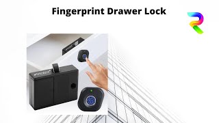 Escozor Fingerprint Drawer Lock Easy to Install Smart Lock fingerprintlock drawerlock [upl. by Sucramat]