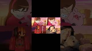 Gravity Falls Anime vs Original vs Real Life vs Minecraft FASH Animation [upl. by Ytissahc250]