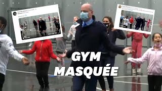 Blanquer prouve quon peut faire du sport avec un masque à lécole et ça vaut le détournement [upl. by Sydel285]