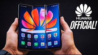 Huaweis Triple Foldable Phone  FINALLY OFFICIAL [upl. by Caterina]