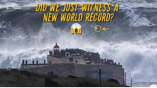 The Day Nazaré Shook the World Riding the Unthinkable  Raw footage [upl. by Nyrhtak]