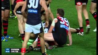 Triple M Commentary  Jake Carlisle matchwinning mark vs Carlton 2013 [upl. by Anura]