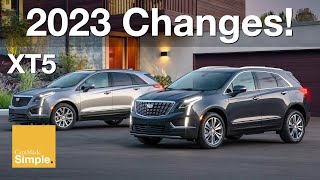 2023 Cadillac XT5 Full Change List  More Standard Equipment [upl. by Soutor]