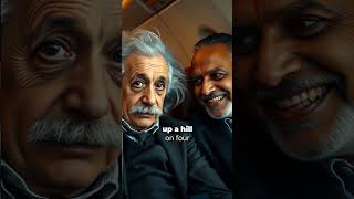 Einsteins Flight Challenge Comedy Einstein FunnyStories LifeLessons traveltales [upl. by Eterg93]