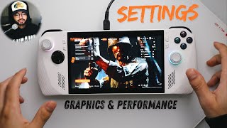 My Black Ops 6 Settings on ROG ALLY Graphics [upl. by Robison]