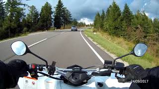 Fahrt durch den Schwarzwald mit dem Quad  Drive through the Black Forest Germany with the ATV [upl. by Shinberg717]