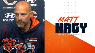 Matt Nagy talks game planning for Browns matchup  Chicago Bears [upl. by Roper]