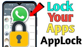 Lock Your Apps Using AppLock 2024  Lock Apps With password pattern fingerprint lock by AppLocker [upl. by Drarej]