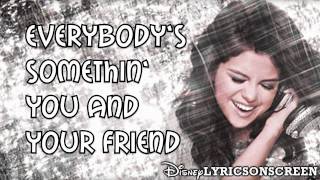 Selena Gomez amp The Scene  Spotlight Lyrics Video HD [upl. by Alial]